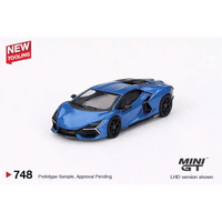 Thumbnail for MINI GT 1:64 Lamborghini Revuelto Blu Eleos MGT00748-R NEW TOOLING