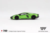 Thumbnail for MINI GT 1:64 Lamborghini Revuelto Verde Selvans MGT00789-L