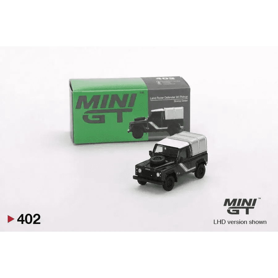 MINI GT 1:64 Land Rover Defender 90 Pickup Bronze Green MGT00402-R