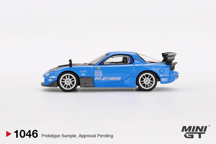 MINI GT 1:64 Mazda RX-7 RE-Amemiya 20B NA 3ROTOR-7 “Ama-san Go” MGT01046-R