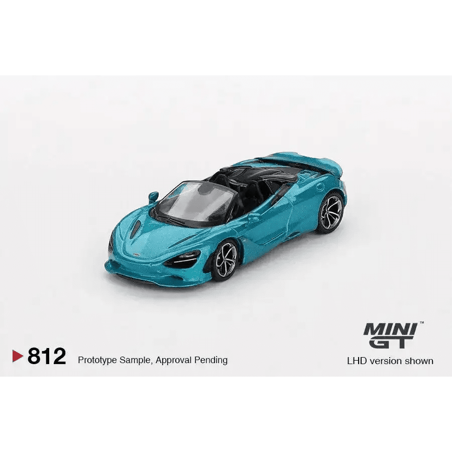 MINI GT 1:64 McLaren 750S Spider Belize Blue MGT00812-R