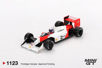 Thumbnail for MINI GT 1:64 McLaren MP4/4 #11 Alain Prost 1988 Japanese Grand Prix 2nd Place MGT01123-L