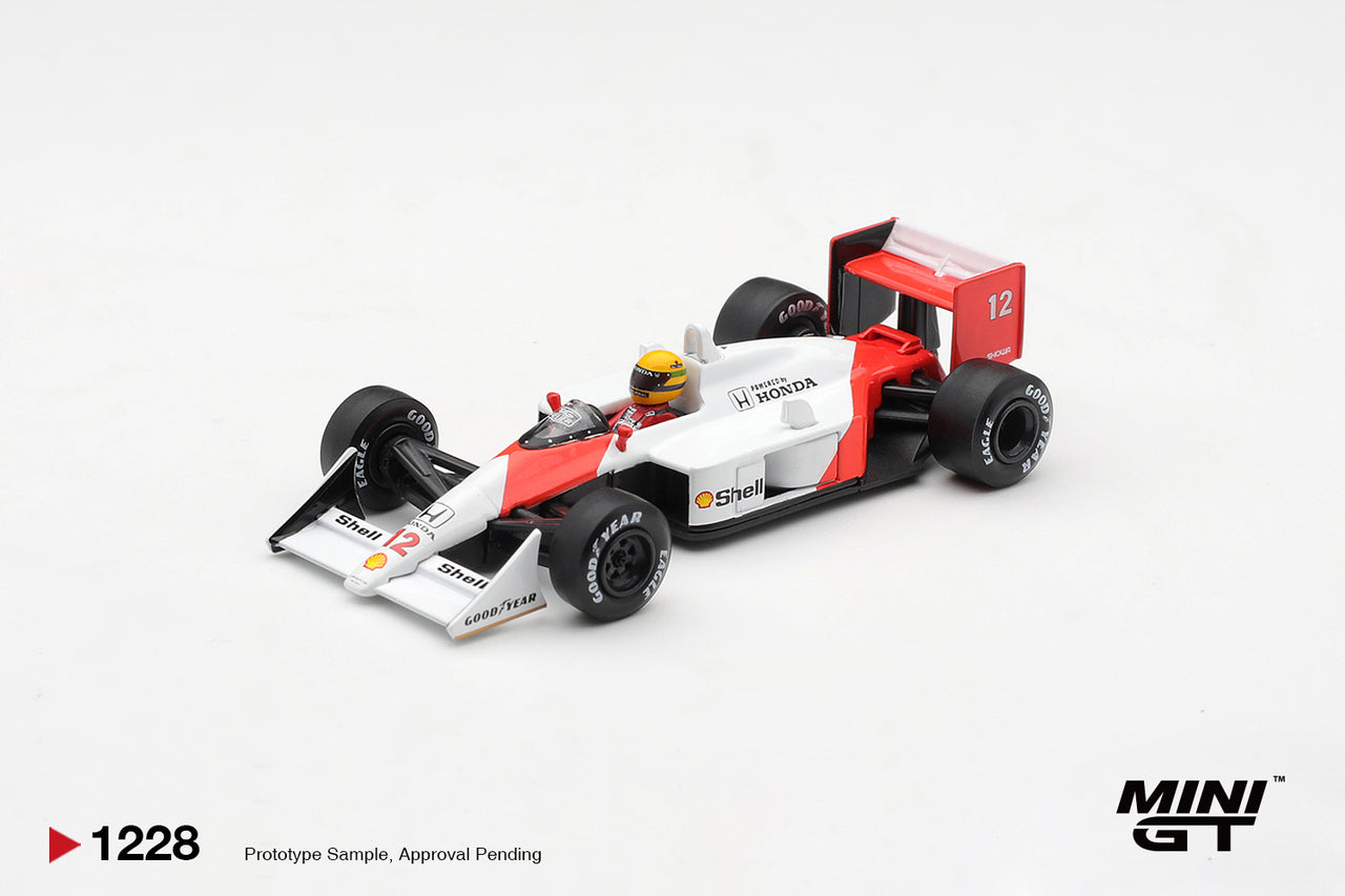 MINI GT 1:64 McLaren MP4/4 #12 Ayrton Senna 1988 Canadian Grand Prix MGT01228-L PRE-ORDER