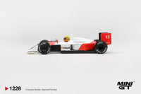 Thumbnail for MINI GT 1:64 McLaren MP4/4 #12 Ayrton Senna 1988 Canadian Grand Prix MGT01228-L PRE-ORDER