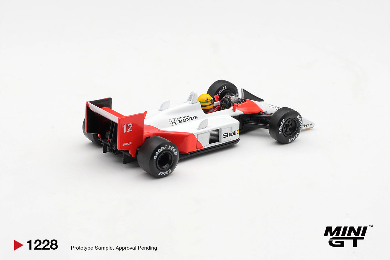 MINI GT 1:64 McLaren MP4/4 #12 Ayrton Senna 1988 Canadian Grand Prix MGT01228-L PRE-ORDER