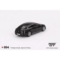 Thumbnail for PRE-ORDER MINI GT 1:64 Mercedes-Benz EQS 580 4MATIC Black MGT00694-R