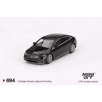 Thumbnail for PRE-ORDER MINI GT 1:64 Mercedes-Benz EQS 580 4MATIC Black MGT00694-R