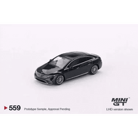 Thumbnail for MINI GT 1:64 Mercedes-Benz EQS 580 4MATIC Nautical Blue Metallic