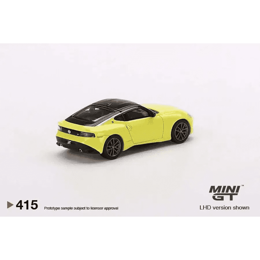 MINI GT 1:64 NISSAN Fairlady Z Porto Spec 2023 Ikazuchi Yellow LHD MGT00415-R