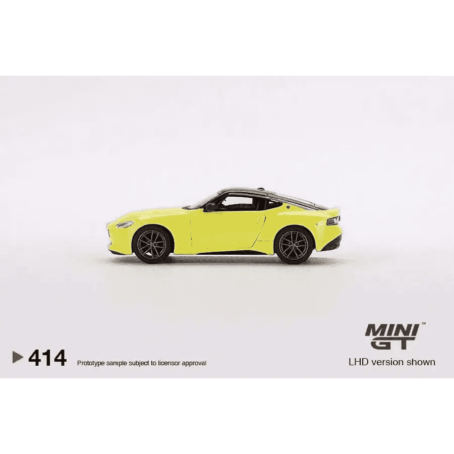 MINI GT 1:64 NISSAN Fairlady Z Porto Spec 2023 Ikazuchi Yellow LHD