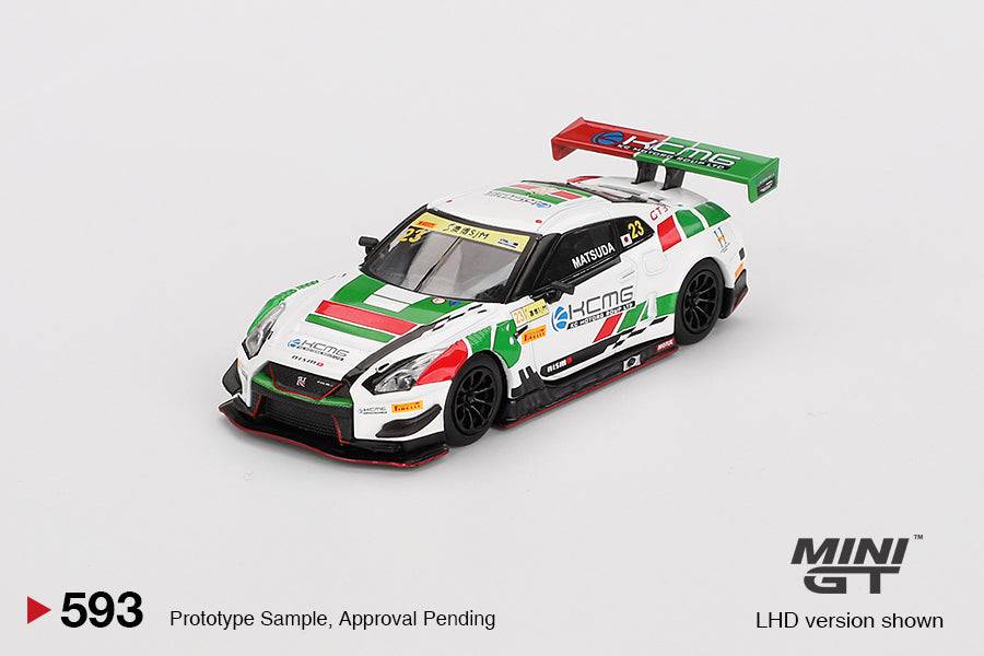 MINI GT 1:64 Nissan GT-R NISMO GT3 #23 KCMG 2018 FIA GT World Cup Macau MGT00593-L