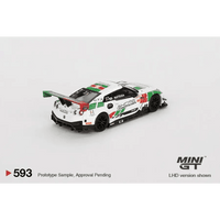 Thumbnail for MINI GT 1:64 Nissan GT-R NISMO GT3 #23 KCMG 2018 FIA GT World Cup Macau MGT00593-L