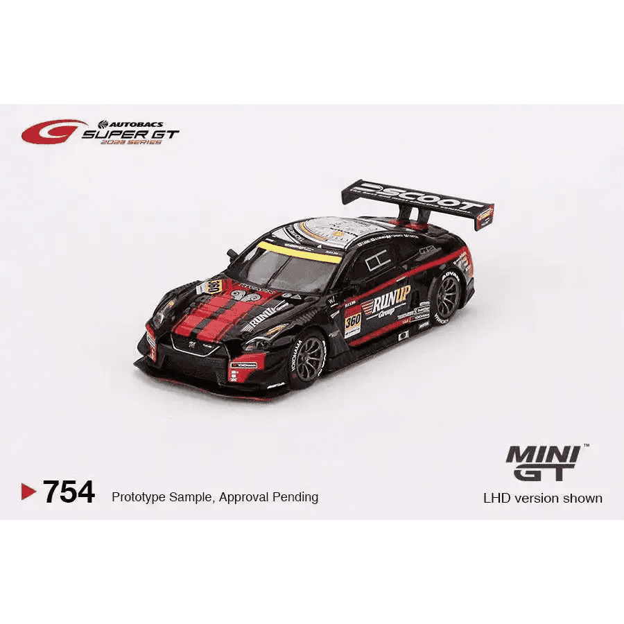 MINI GT 1:64 Nissan GT-R NISMO GT3 #360 "Runup Rivaux GT-R" Tomei Sports 2023 Super GT Series MGT00754-L