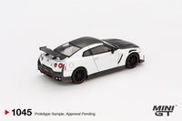 Thumbnail for MINI GT 1:64 Nissan GT-R Nismo 2024 Brilliant White Pearl MGT01045-R
