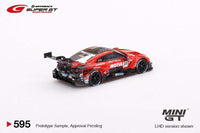 Thumbnail for MINI GT 1:64 Nissan GT-R Nismo GT500 #23 NISMO 2021 SUPER GT Series Japan Exclusive MGT00595-L