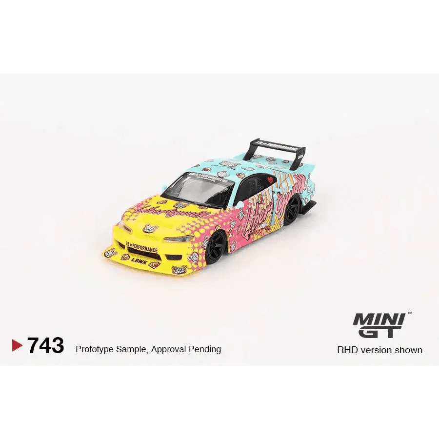 MINI GT 1:64 Nissan LB-Super Silhouette S15 SILVIA LB KUMA MGT00743-BL