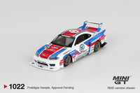 Thumbnail for MINI GT 1:64 Nissan LB-Super Silhouette S15 SILVIA GARASIDRIFT x LBWK 2025 MGT01022-R