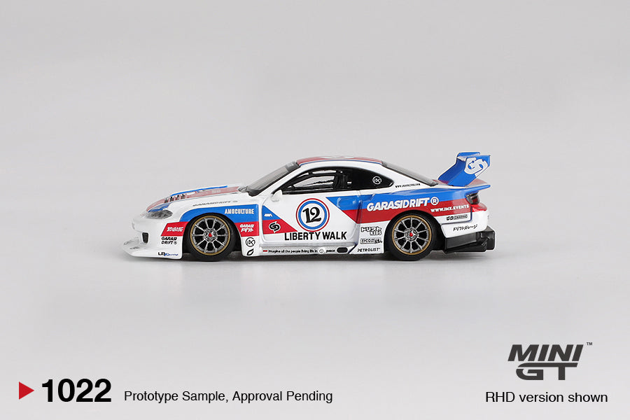 MINI GT 1:64 Nissan LB-Super Silhouette S15 SILVIA GARASIDRIFT x LBWK 2025 MGT01022-R