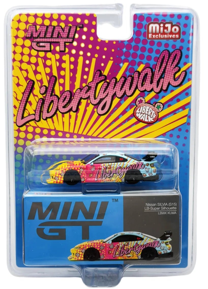 MINI GT 1:64 Nissan LB-Super Silhouette S15 SILVIA LB KUMA MGT00743-BL