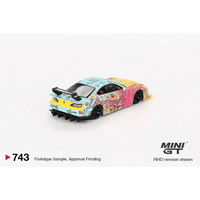 Thumbnail for MINI GT 1:64 Nissan LB-Super Silhouette S15 SILVIA LB KUMA MGT00743-BL