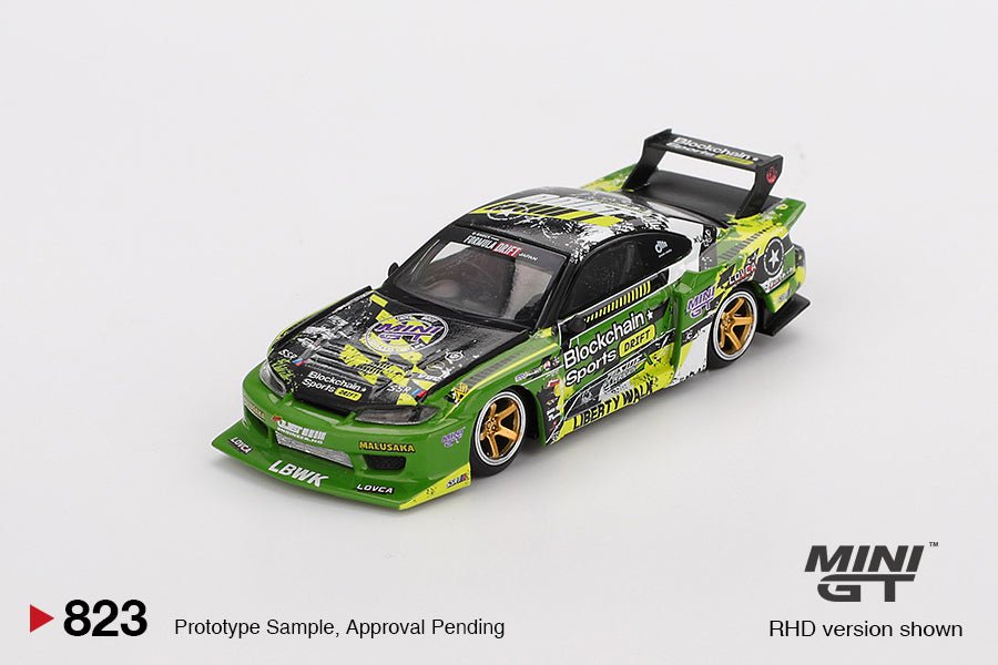 MINI GT 1:64 Nissan LB-Super Silhouette S15 SILVIA #555 V2 2024 Formula Drift Japan MGT00823-R
