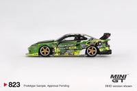 Thumbnail for MINI GT 1:64 Nissan LB-Super Silhouette S15 SILVIA #555 V2 2024 Formula Drift Japan MGT00823-R