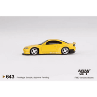 Thumbnail for MINI GT 1:64 Nissan Silvia Pandem S15 Rocket Bunny Bronze Yellow MGT00643-R