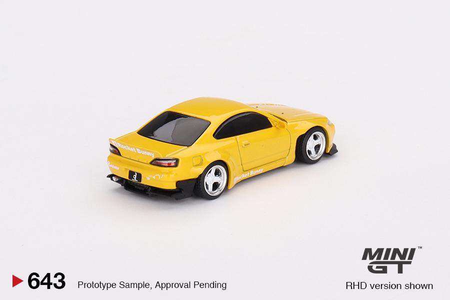 MINI GT 1:64 Nissan Silvia Pandem S15 Rocket Bunny Bronze Yellow MGT00643-R