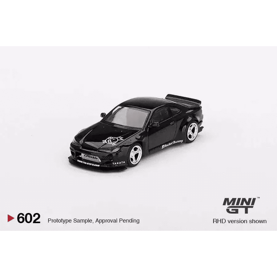 MINI GT 1:64 Nissan Silvia S15 Rocket Bunny Black Pearl MGT00602-R