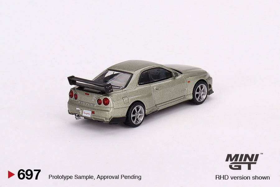 (PRE-ORDER) MINI GT 1:64 Nissan Skyline GT-R (R34)Tommykaira R-z Millenium Jade MGT00697-R (Pre-Order)