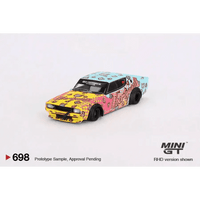 Thumbnail for MINI GT 1:64 Nissan Skyline Kenmeri Liberty Walk KUMA MGT00698-R