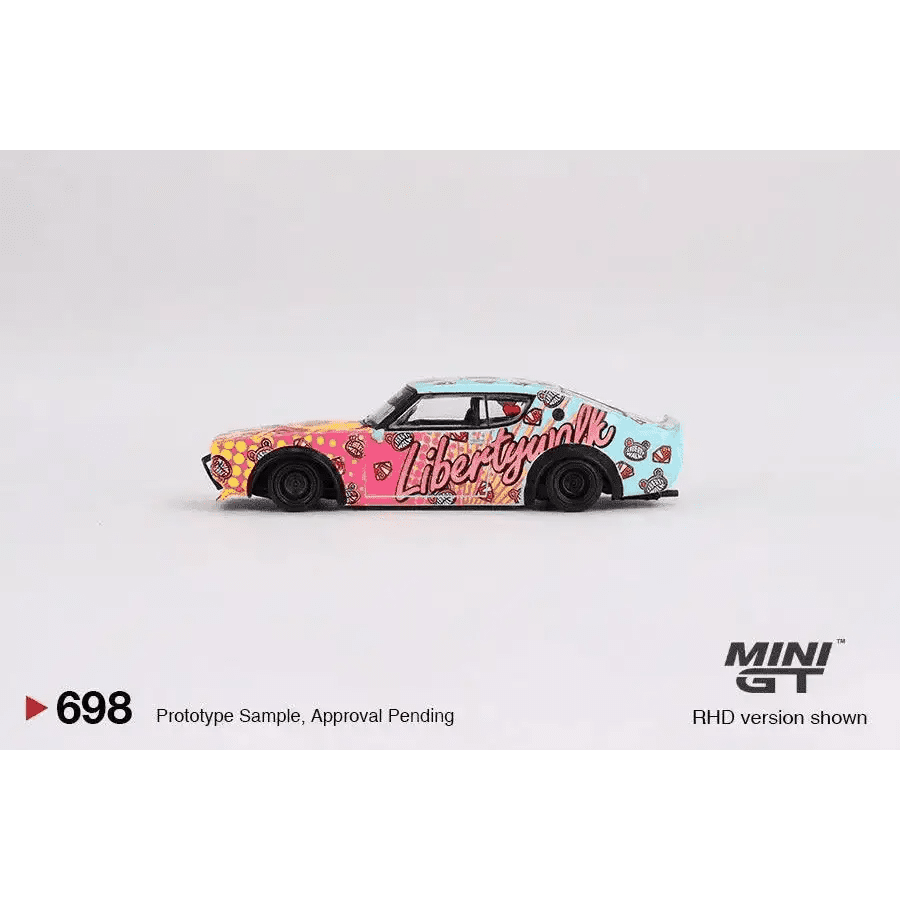 MINI GT 1:64 Nissan Skyline Kenmeri Liberty Walk KUMA MGT00698-R