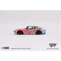 Thumbnail for MINI GT 1:64 Nissan Skyline Kenmeri Liberty Walk KUMA MGT00698-R