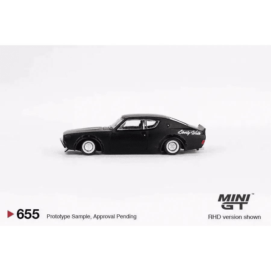 MINI GT 1:64 Nissan Skyline Kenmeri Liberty Walk Matt Black MGT00655-R BLISTER