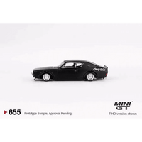 Thumbnail for MINI GT 1:64 Nissan Skyline Kenmeri Liberty Walk Matt Black MGT00655-R BLISTER