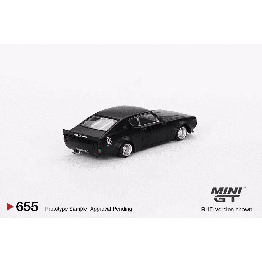 MINI GT 1:64 Nissan Skyline Kenmeri Liberty Walk Matt Black MGT00655-R BLISTER