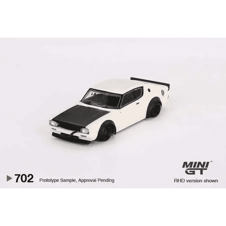 MINI GT 1:64 Nissan Skyline Kenmeri Liberty Walk White MGT00702-R