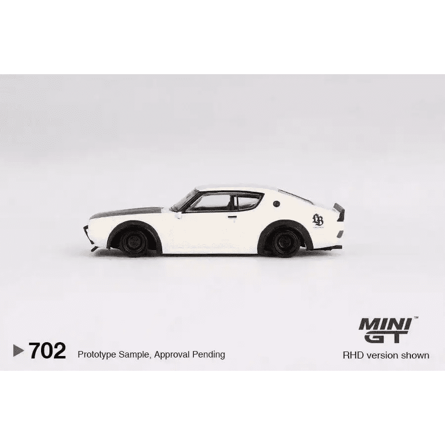 MINI GT 1:64 Nissan Skyline Kenmeri Liberty Walk White MGT00702-R