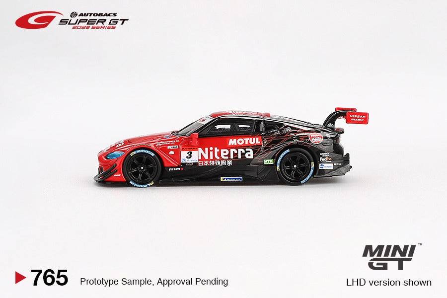 MINI GT 1:64 Nissan Z GT500 #3 "Niterra MOTUL Z" NDDP Racing 2023 SUPER GT SERIES MGT00765-BL