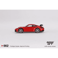 Thumbnail for MINI GT 1:64 Porsche 911 992 GT3 Gaurds Red MGT00662-L