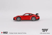Thumbnail for MINI GT 1:64 Porsche 911 (992) GT3 Gaurds Red MGT00662