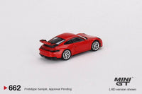 Thumbnail for MINI GT 1:64 Porsche 911 (992) GT3 Gaurds Red MGT00662