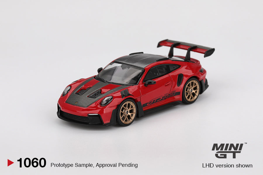 MINI GT 1:64 Porsche 911 992 GT3 RS Weissach Package Guards Red MGT01060-R