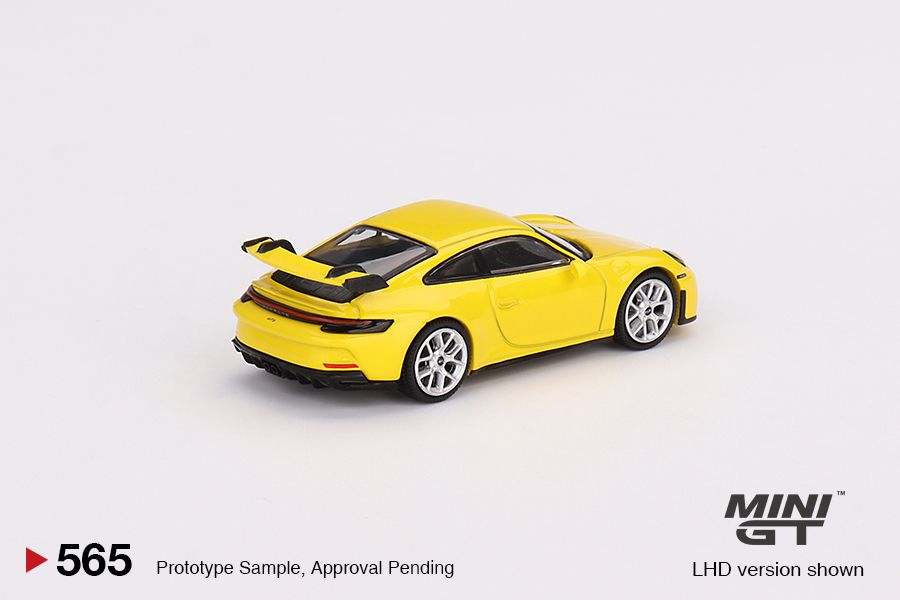 MINI GT 1:64 Porsche 911 992 GT3 Racing Yellow