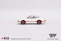 Thumbnail for MINI GT 1:64 Porsche 911 Carrera RS 2.7 Grand Prix White with Red Livery