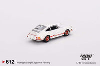 Thumbnail for MINI GT 1:64 Porsche 911 Carrera RS 2.7 Grand Prix White with Red Livery
