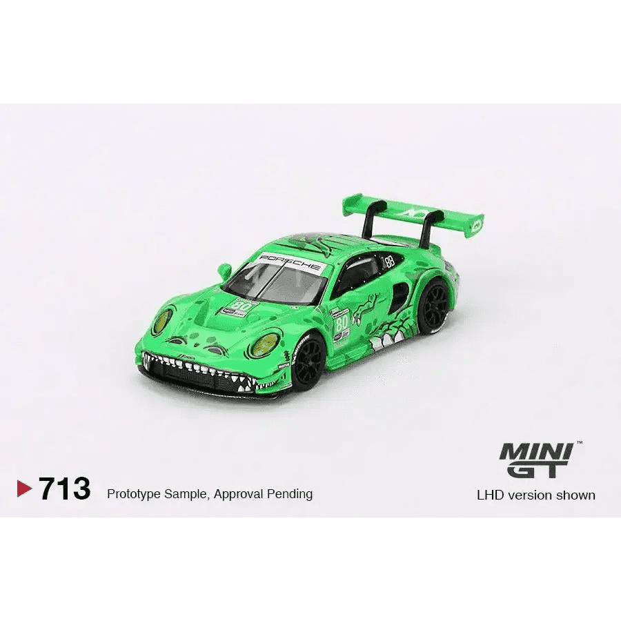 MINI GT 1:64 Porsche 911 GT3 R #80 GTD AO Racing 2023 IMSA Sebring 12 Hrs MGT00713-L