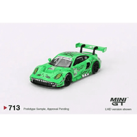 Thumbnail for MINI GT 1:64 Porsche 911 GT3 R #80 GTD AO Racing 2023 IMSA Sebring 12 Hrs MGT00713-L