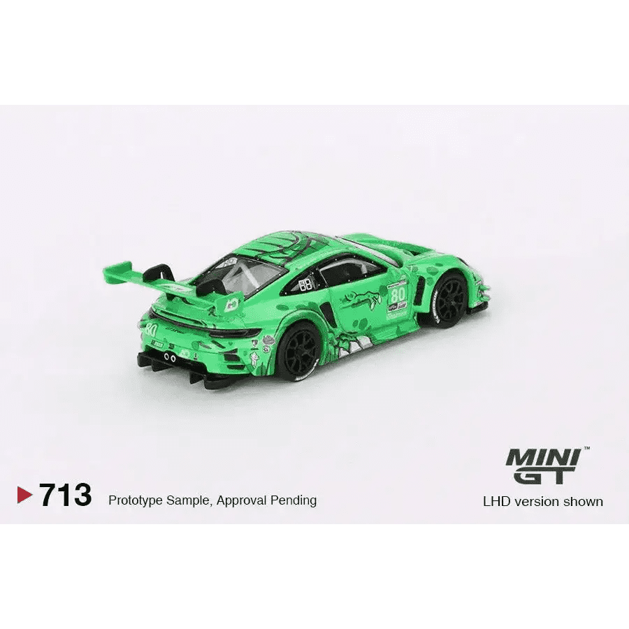 MINI GT 1:64 Porsche 911 GT3 R #80 GTD AO Racing 2023 IMSA Sebring 12 Hrs MGT00713-L