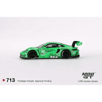 Thumbnail for MINI GT 1:64 Porsche 911 GT3 R #80 GTD AO Racing 2023 IMSA Sebring 12 Hrs MGT00713-L